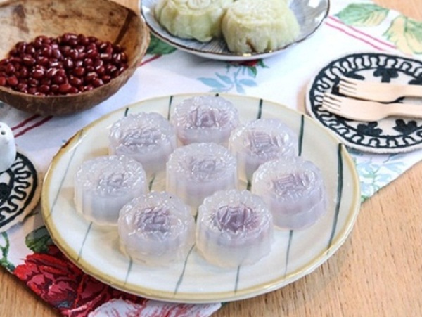 những chiếc bánh trung thu rau câu