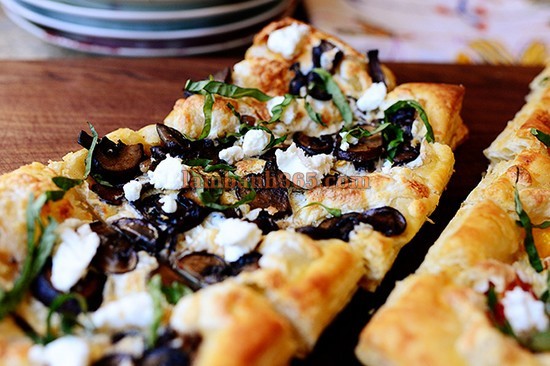 Puffed pastry – chiếc pizza hình chữ nhật